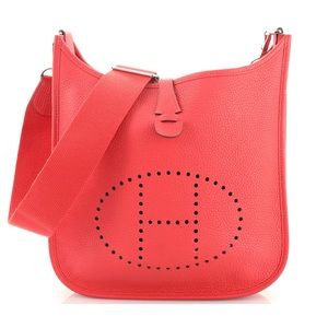 Hermes Evelyne PM in rose Jaipur , carried a handful of times . Mint condition .
